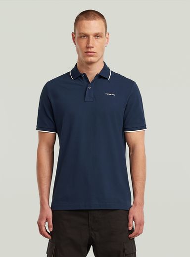 Polo Chest Logo Striped